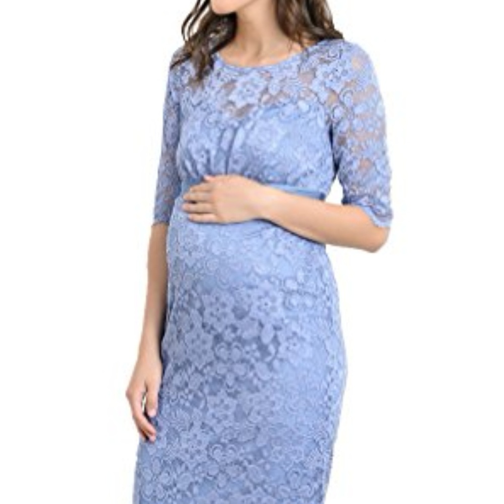 Women's Baby Shower Floral Lace Maternity